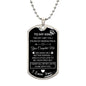 To My King - You Complete Me - Dog Tag