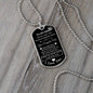 To My King - You Complete Me - Dog Tag