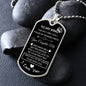 To My King - You Complete Me - Dog Tag