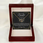 To My Daughter - Proud of You - Everlasting Love Necklace