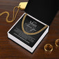 To My Man - I Choose You - Cuban Link Chain