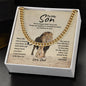 To My Son - I Promise - Cuban Link Chain