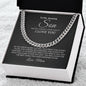 To My Amazing Son - Never Forget - Cuban Link Chain