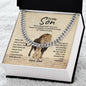 To My Son - I Promise - Cuban Link Chain