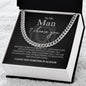 To My Man - I Choose You - Cuban Link Chain