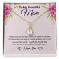 My Beautiful Mom - Thank You - Alluring Beauty Necklace