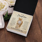 To My Daughter - I Promise - Love Knot Necklace