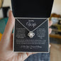 To My Wife - My Missing Piece - Love Knot Necklace