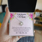 My Beautiful Mom - Thank You - Love Knot Necklace