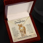 To My Daughter - I Promise - Love Knot Necklace