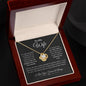To My Wife - My Missing Piece - Love Knot Necklace