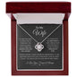 To My Wife - My Missing Piece - Love Knot Necklace