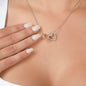 To My Big Sis - Interlocking Hearts Necklace