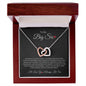 To My Big Sis - Interlocking Hearts Necklace