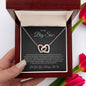 To My Big Sis - Interlocking Hearts Necklace
