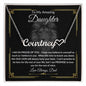 To My Daughter - Personalized Name Necklace