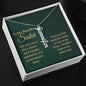 To My Beautiful Sister - Personalized Name Necklace