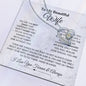 To My Beautiful Wife - Forever Love Necklace