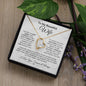 To My Beautiful Wife - Forever Love Necklace